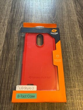 Red B-Tact Dual-Layer Case for LG Stylo 3